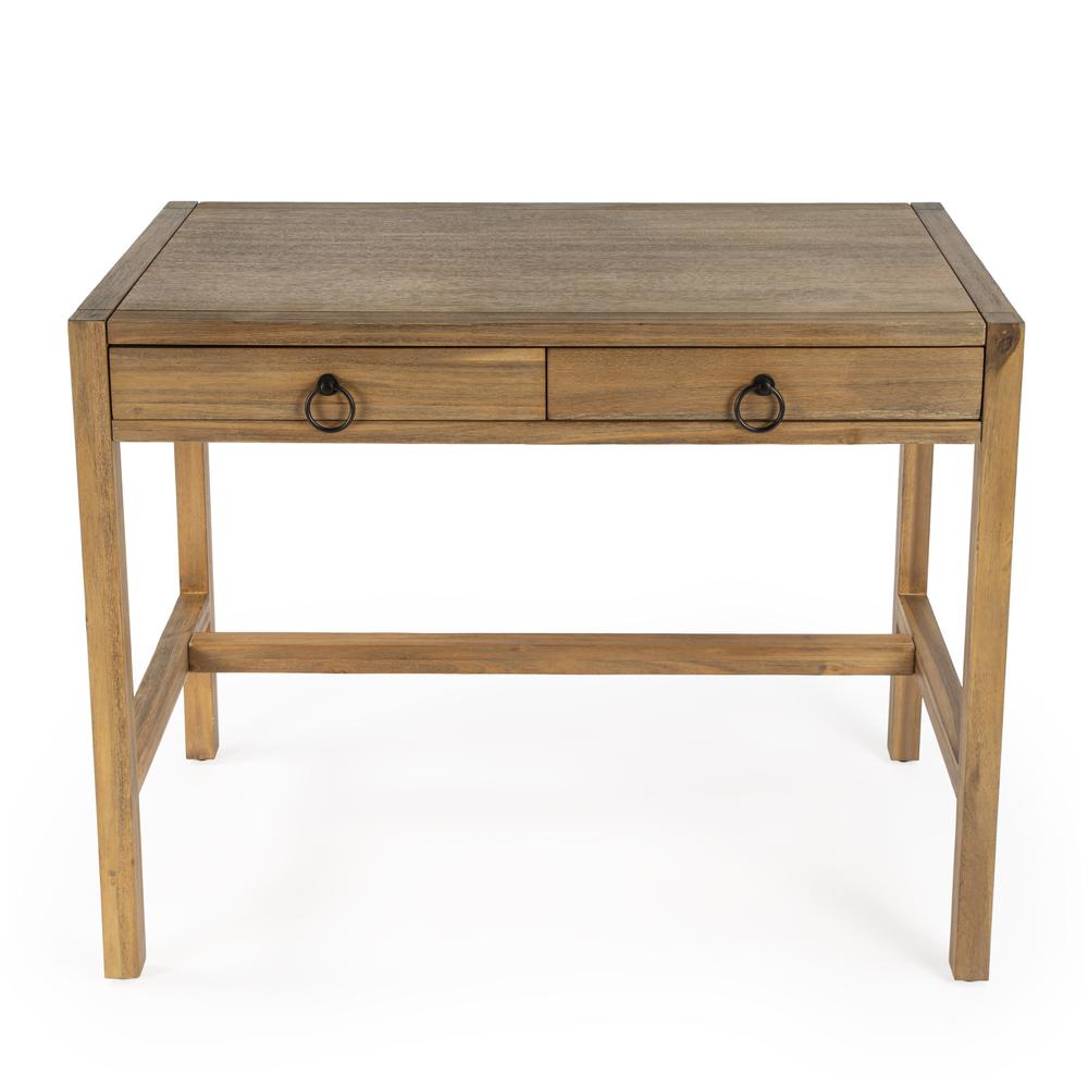 Lark Natural Wood Desk, Light Brown