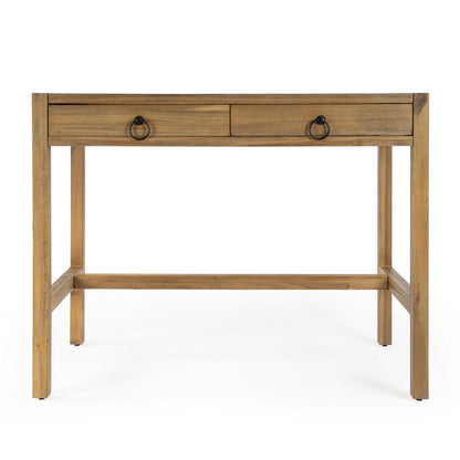 Lark Natural Wood Desk, Light Brown