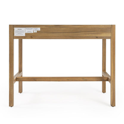 Lark Natural Wood Desk, Light Brown