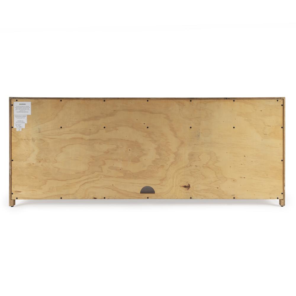 Lark Wood 65" TV Stand with Storage, Light Brown