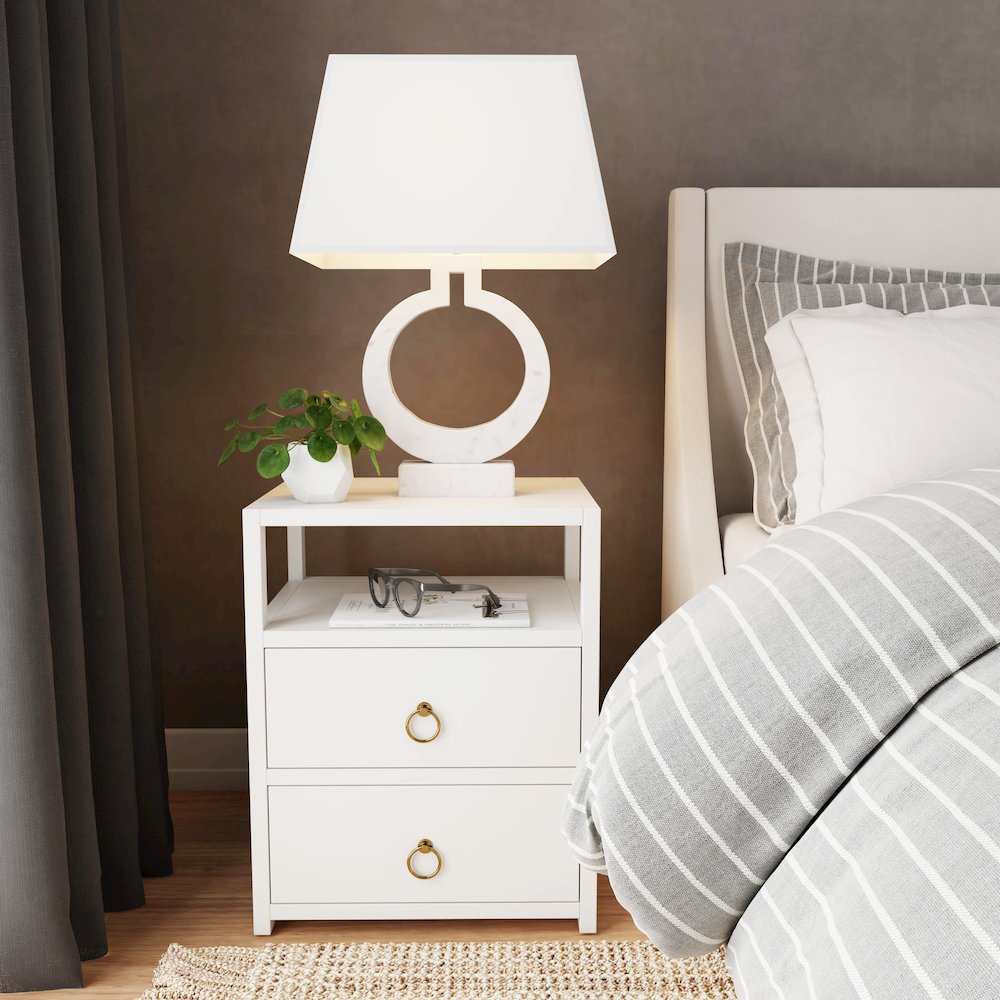 Lark Nightstand, White
