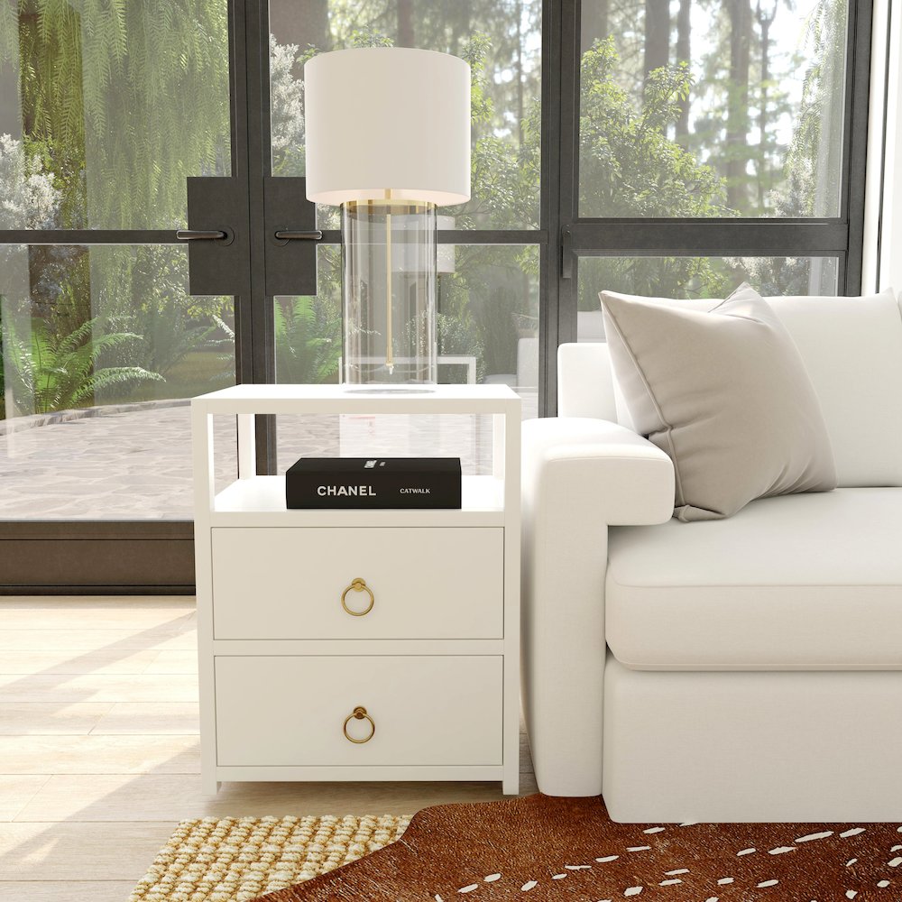 Lark Nightstand, White