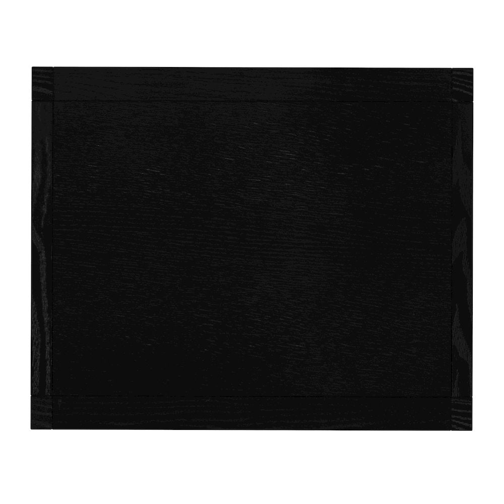 Lark 21 in. W Wood 2 Drawer Nightstand with Shelf, Black