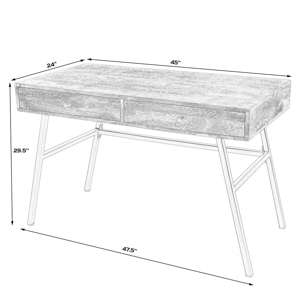 Reison Wooden Desk, Light Brown