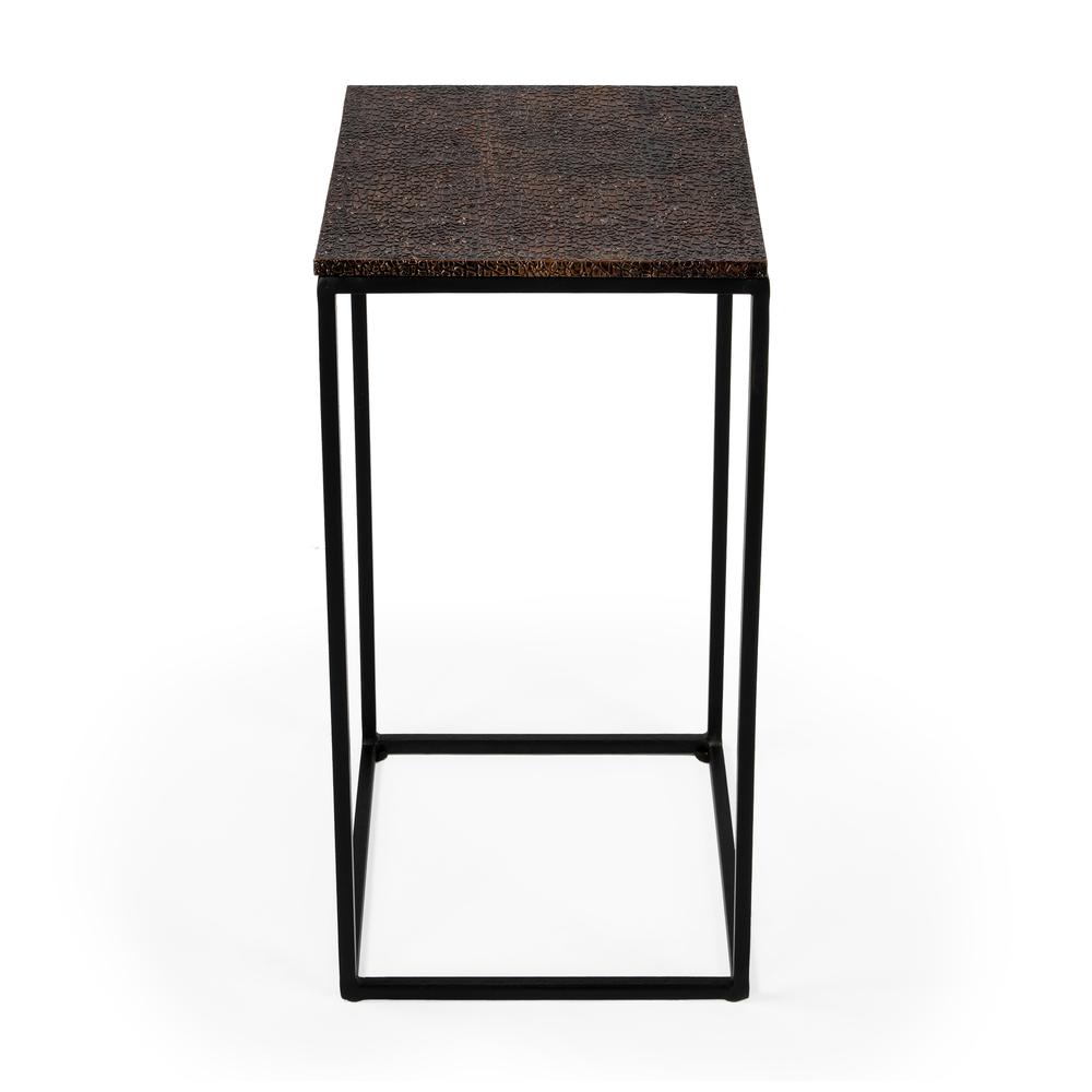 Lacrossa Top Side Table, Bronze
