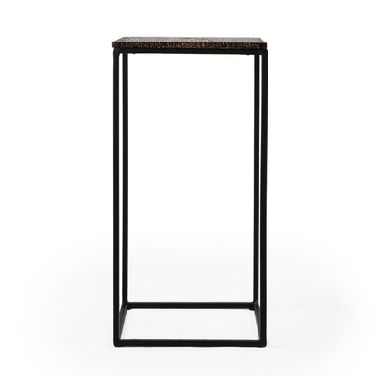 Lacrossa Top Side Table, Bronze