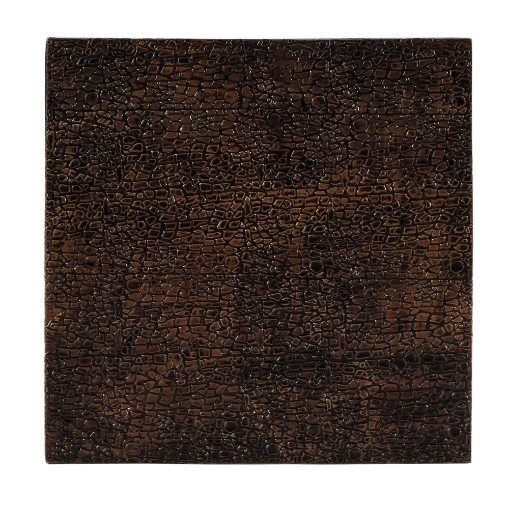 Lacrossa Top Side Table, Bronze