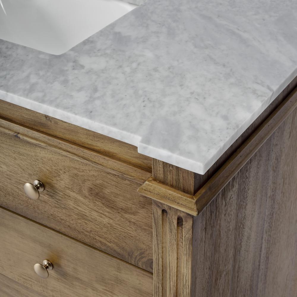 Rachelle 42 in. W Single Bathroom Vanity Set, Light Brown