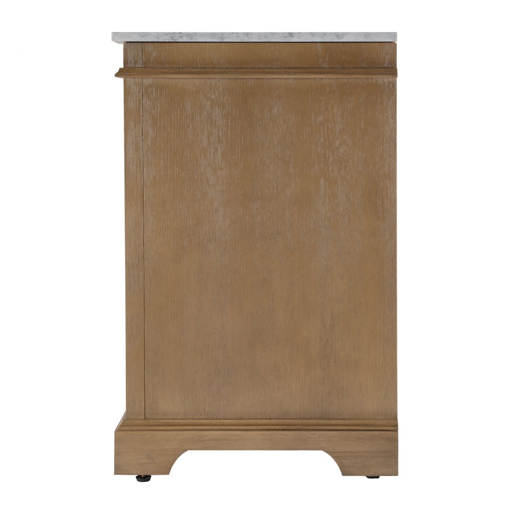 Rachelle 42 in. W Single Sink Bathroom Vanity Set, Light Brown