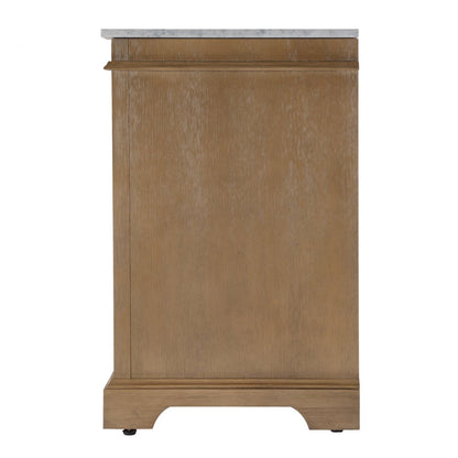 Rachelle 42 in. W Single Sink Bathroom Vanity Set, Light Brown