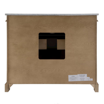 Rachelle 42 in. W Single Sink Bathroom Vanity Set, Light Brown