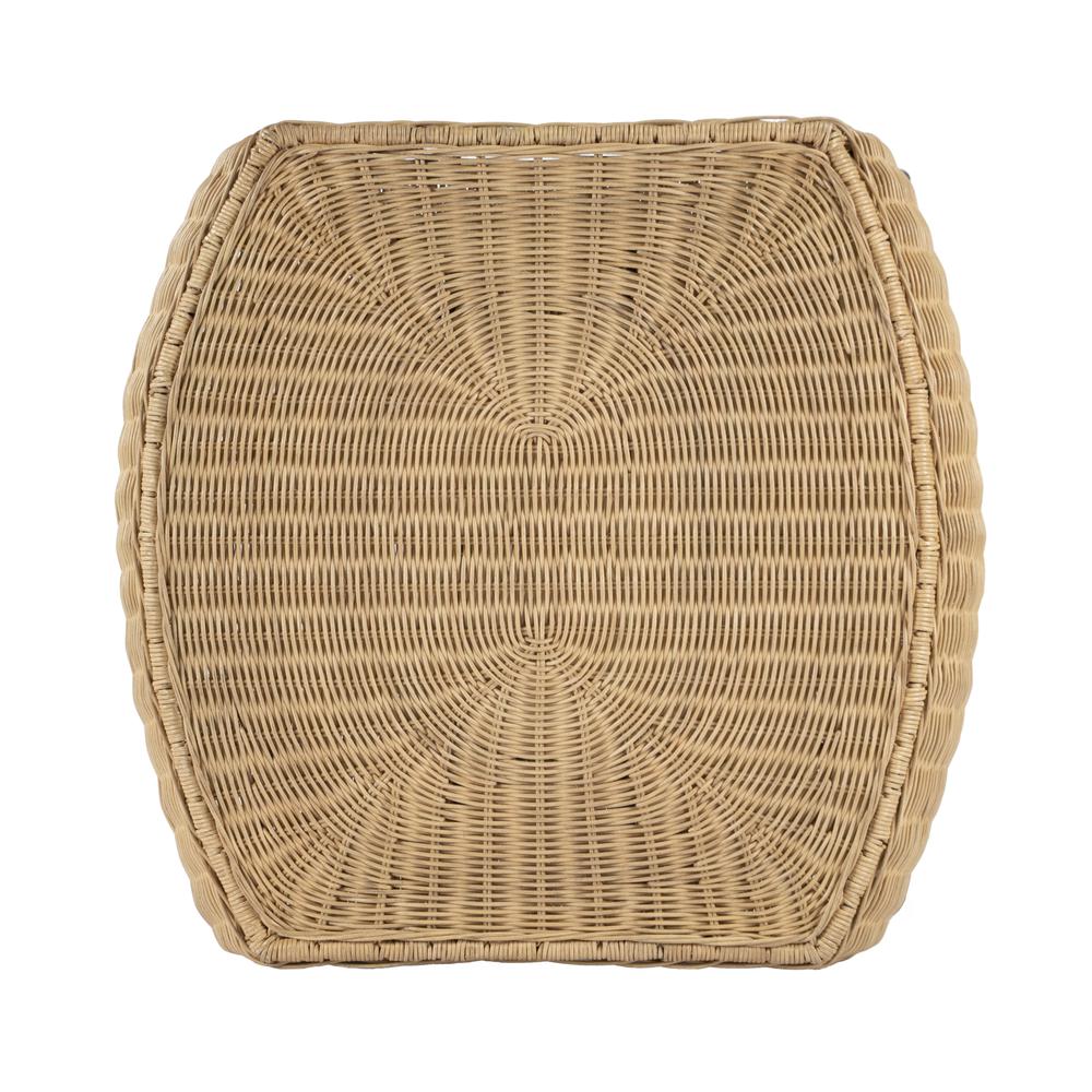 Coralitta Rattan End Table, Light Brown