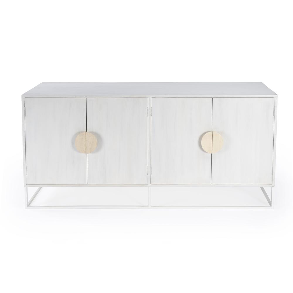 Lennasa Wooden 63" Sideboard, White