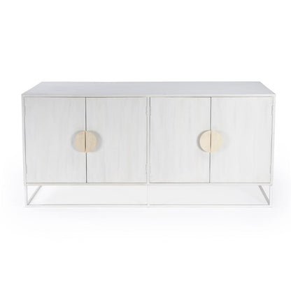 Lennasa Wooden 63" Sideboard, White
