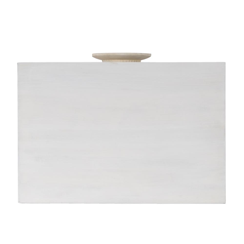 Lennasa 2 drawers Nightstand, White