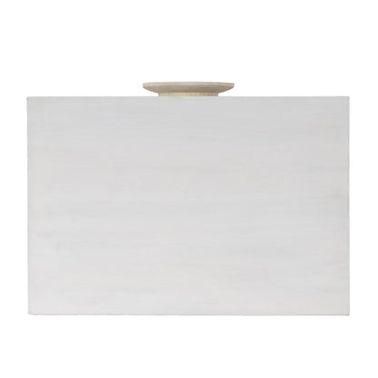 Lennasa 2 drawers Nightstand, White