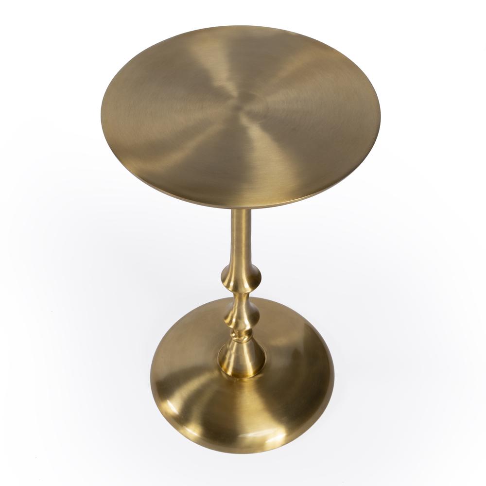 Givanna Metal Side Table, Gold