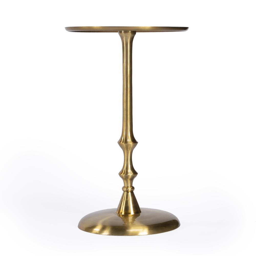Givanna Metal Side Table, Gold