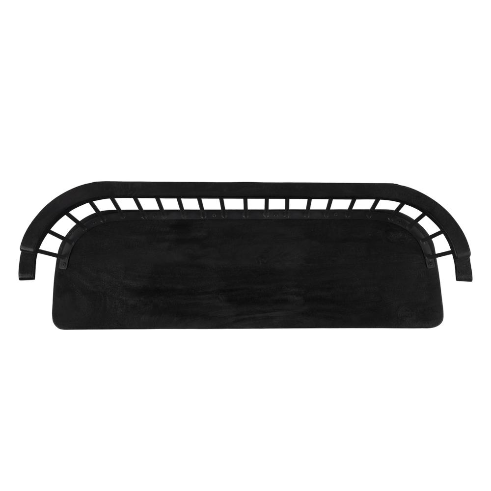 Tempe Mango Wood Spindle Back  51.25"W Bench, Black