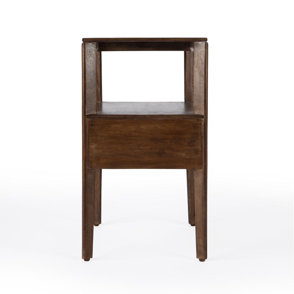 Vardo 1 Drawer Cane Nightstand, Multi