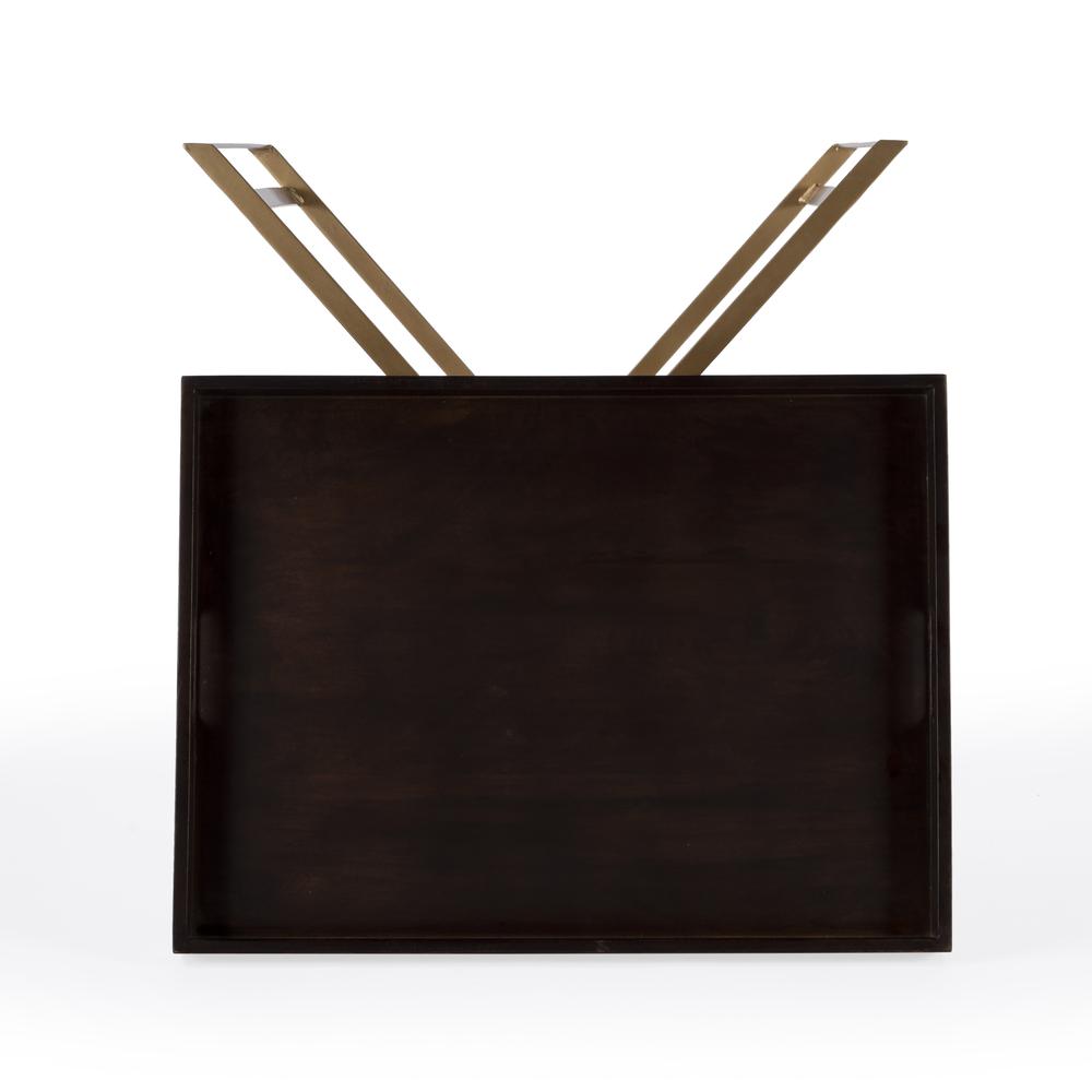Emma Cross Legs Tray Side Table, Multi