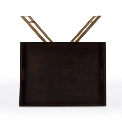 Emma Cross Legs Tray Side Table, Multi