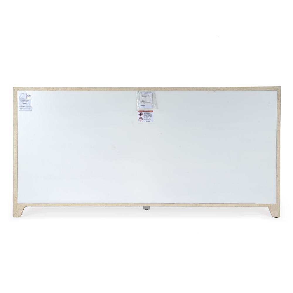 Buffet Cabinet with Storage – Large 4 Door Side Board in Oak Finish