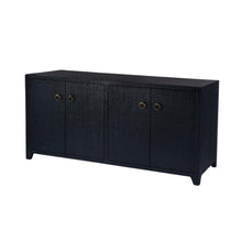 Navy Buffet Cabinet with Storage – Sideboard Buffet Cabinet for Entryway
