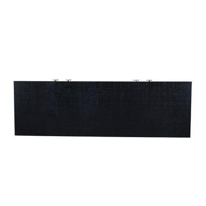 Navy Buffet Cabinet with Storage – Sideboard Buffet Cabinet for Entryway