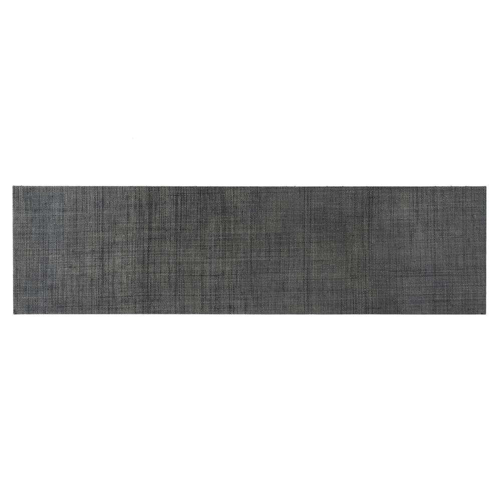 Bar Harbor Raffia 4 Door 70" Sideboard, Charcoal