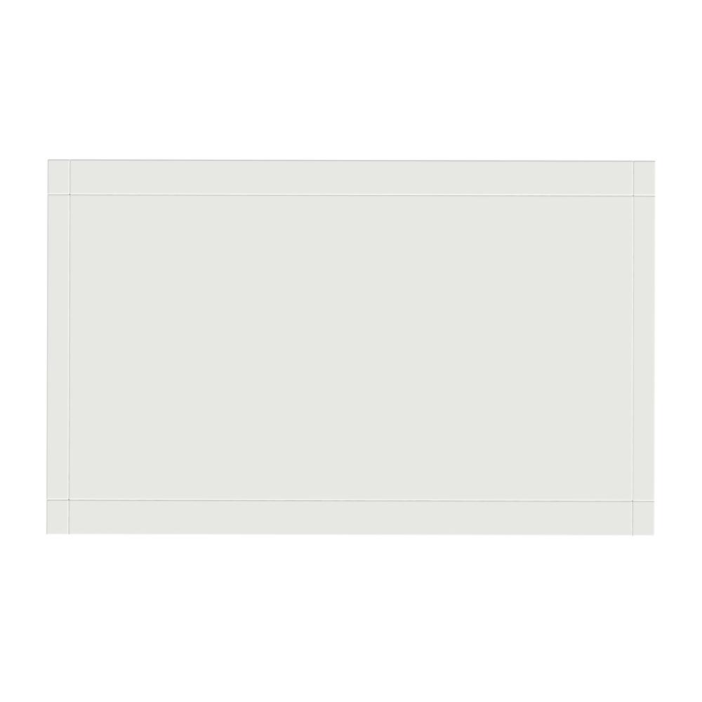 Lark 2 Drawer Wide Nightstand, White