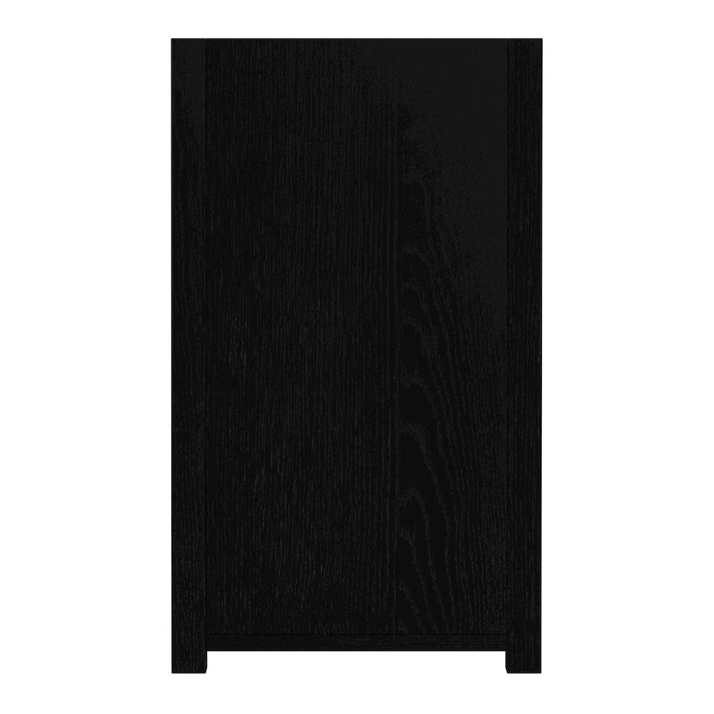 Lark  25 in. W Wood 3 Drawer Nightstand, Black