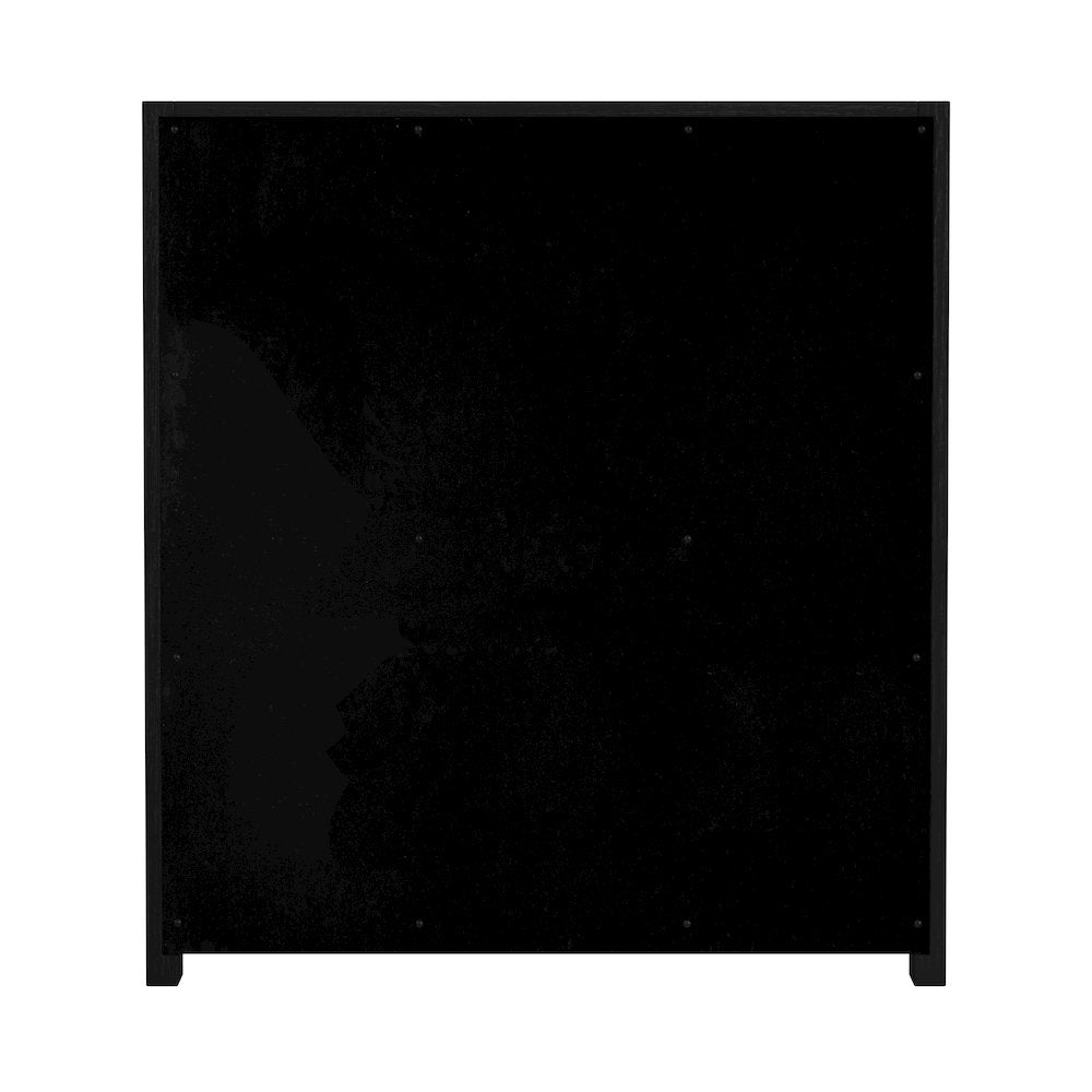 Lark  25 in. W Wood 3 Drawer Nightstand, Black