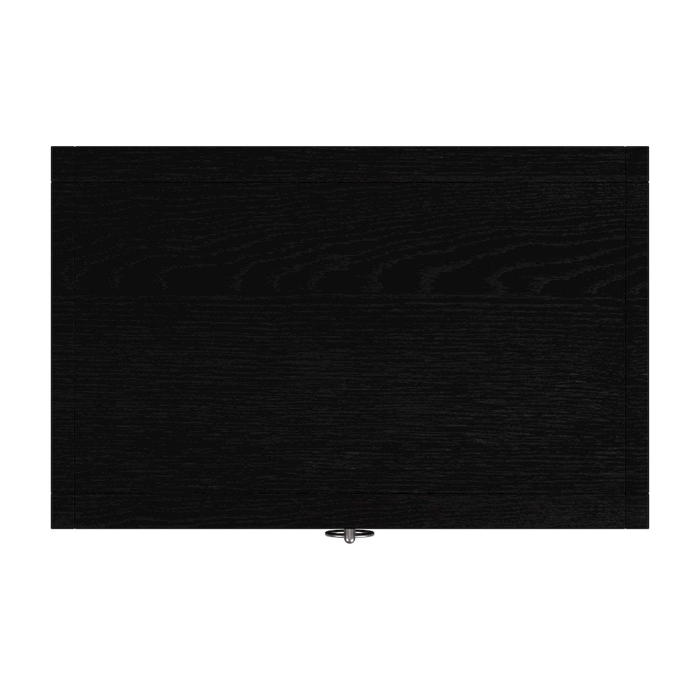 Lark  25 in. W Wood 3 Drawer Nightstand, Black