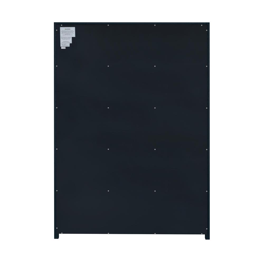 Lark 5 Drawer Dresser, Navy Blue