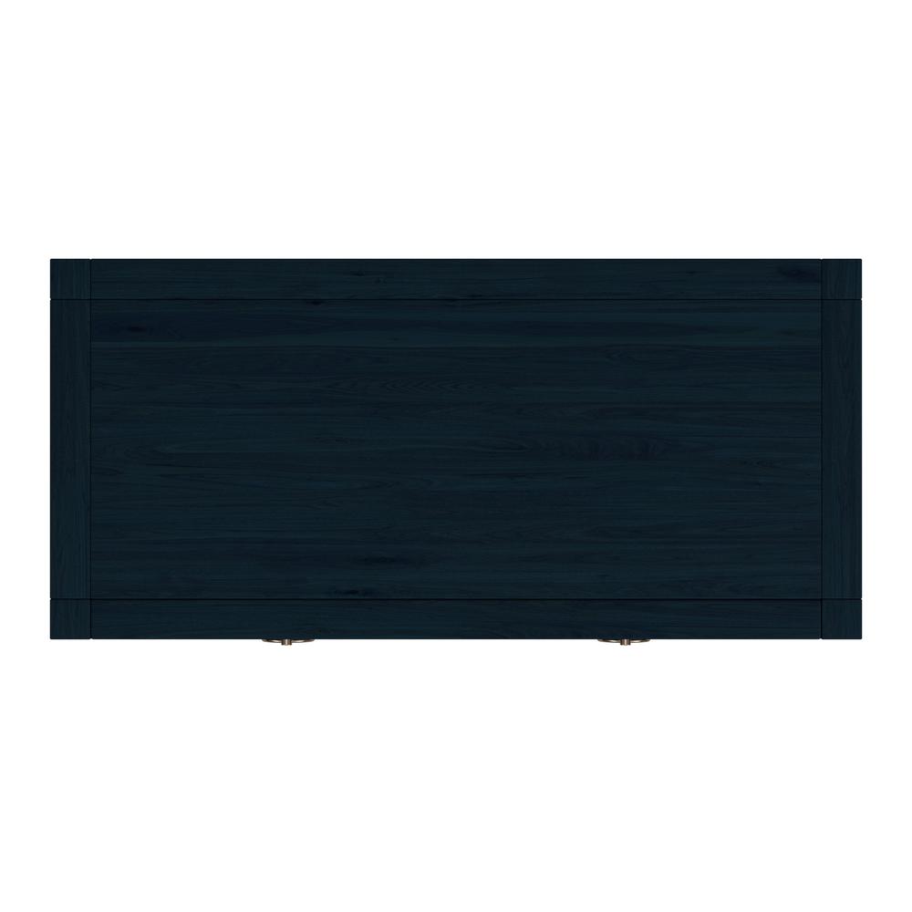 Lark 30" Wood 1-Drawer Nightstand, Navy Blue