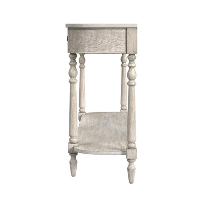 Danielle 65" 2 Drawer Console Table, Gray