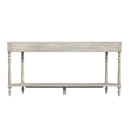 Danielle 65" 2 Drawer Console Table, Gray