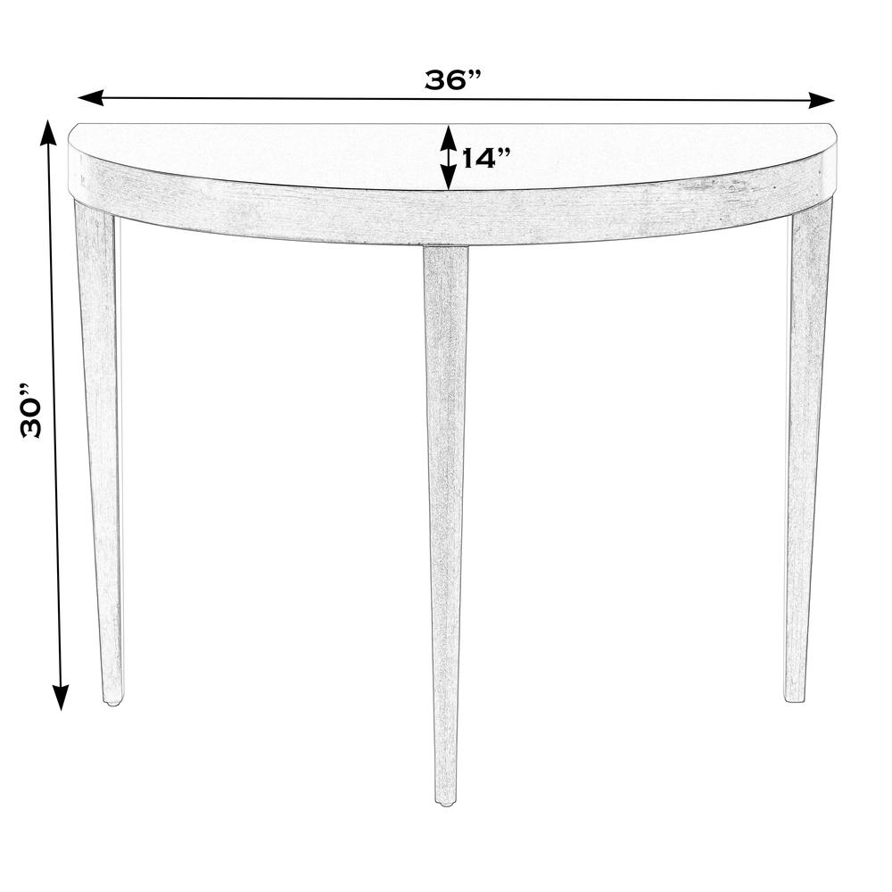 Ingrid Console Table, Brown