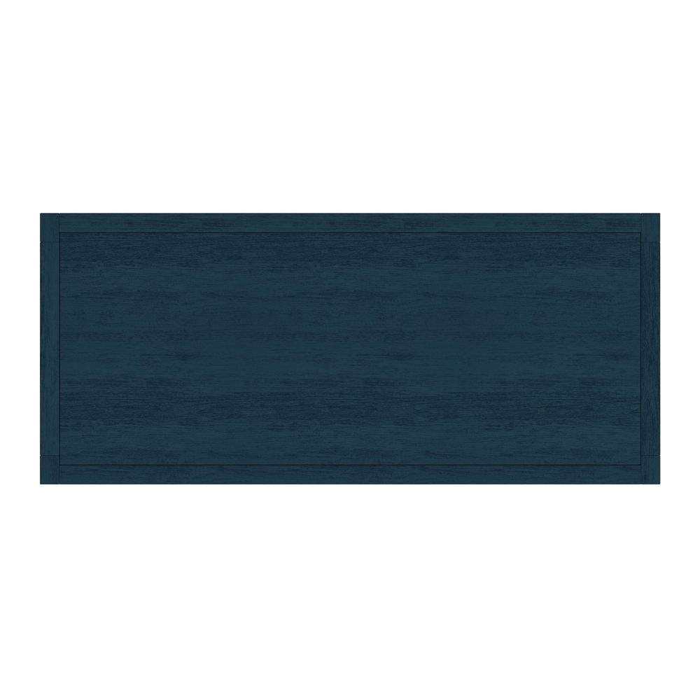 Lark 5 Tier 30Wx75H Etagere Bookcase, Navy Blue