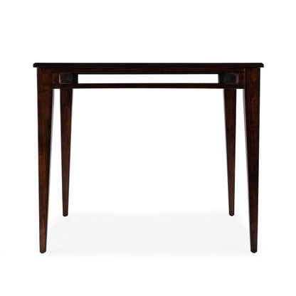 Daltrey 36" Square Game Table, Dark Brown