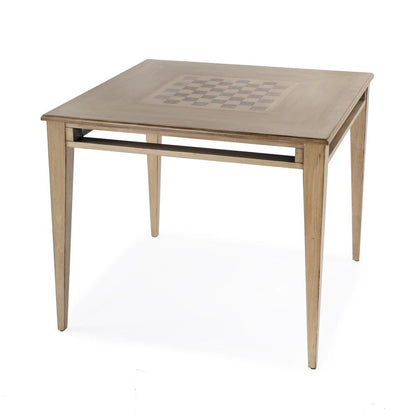 Daltrey 36" Square Game Table, Tan/Beige