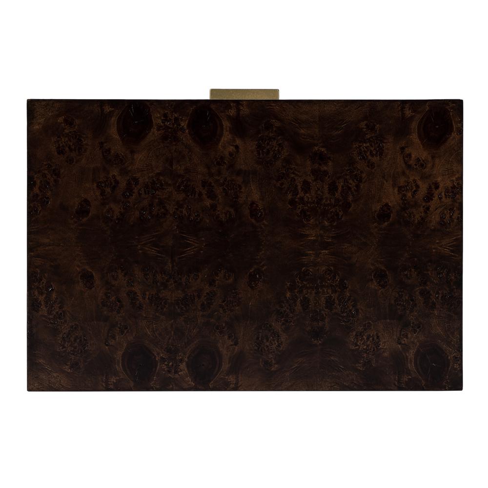 Kai 2 Drawer End Table, Dark Brown