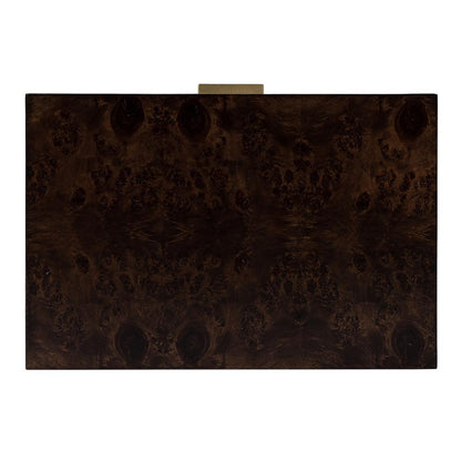 Kai 2 Drawer End Table, Dark Brown