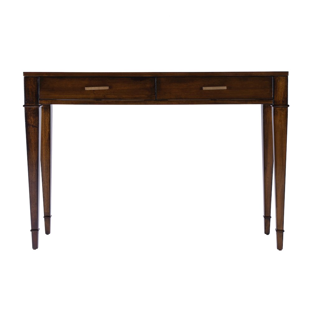 Kai 2 Drawer 45" Wood Console Table, Medium Brown