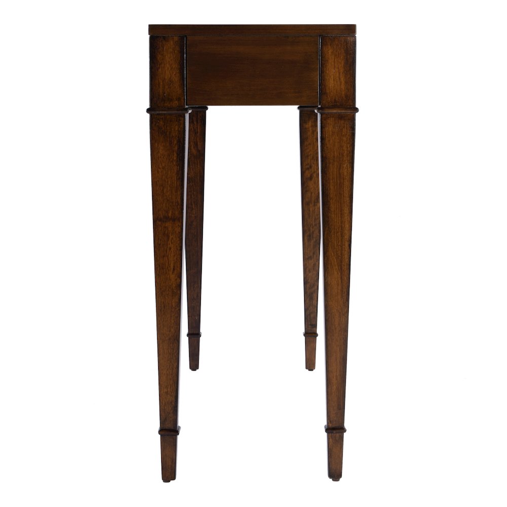Kai 2 Drawer 45" Wood Console Table, Medium Brown