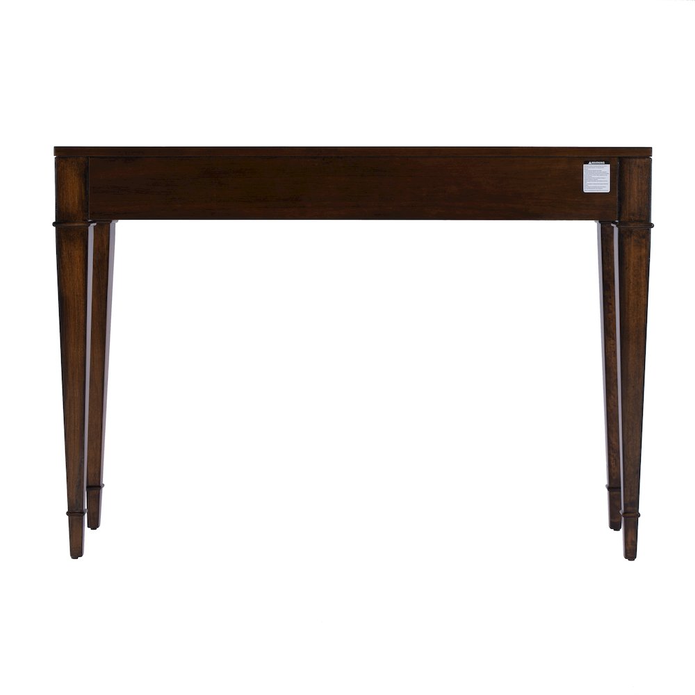 Kai 2 Drawer 45" Wood Console Table, Medium Brown