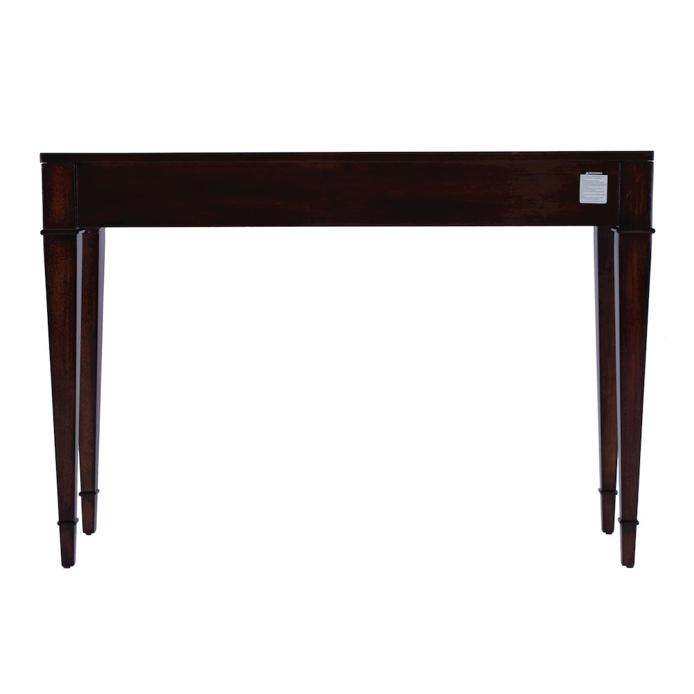 Kai 2 Drawer 45" Wood Console Table, Dark Brown