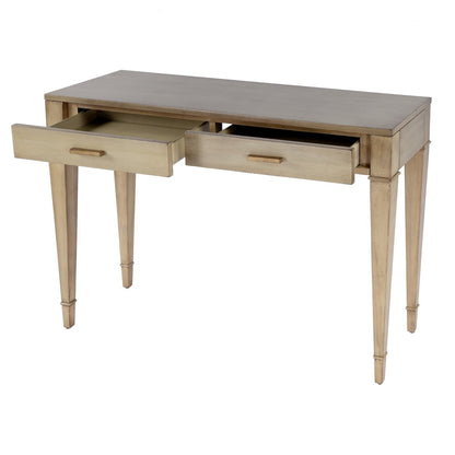 Kai 2 Drawer 45" Wood Console Table, Beige