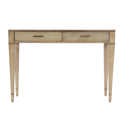Kai 2 Drawer 45" Wood Console Table, Beige